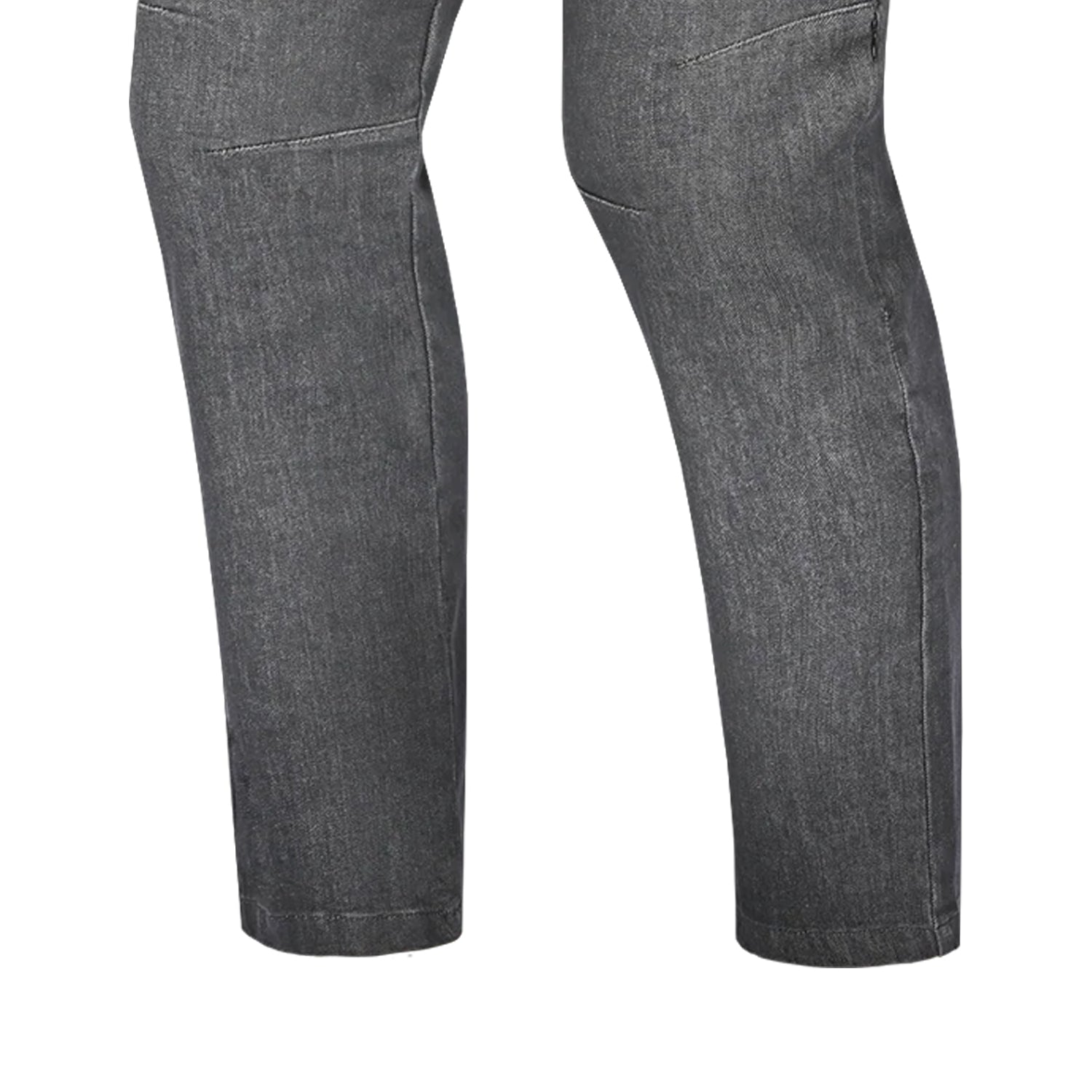 BELA ROCKER MEN MOTORCYCLE DENIM JEANS 34L GREY SPRAY