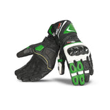 Bela Rocket Long Racing Gloves White Black Green