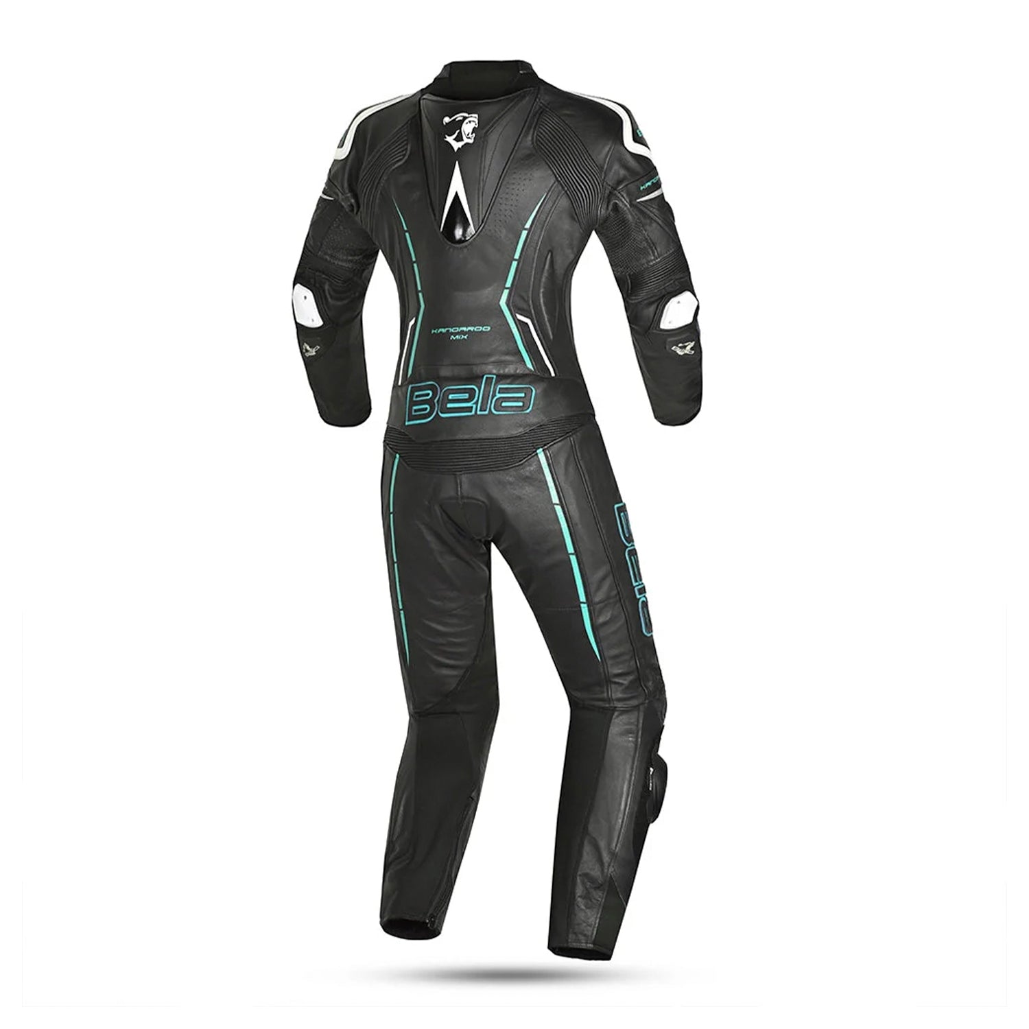 BELA - 2PC Rocket Lady Mix Kanga Jumpsuit Black/Blue
