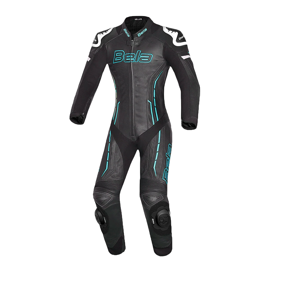 BELA - 2PC Rocket Lady Mix Kanga Jumpsuit Black/Blue