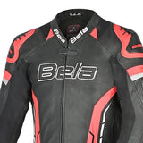 Bela Rocket 2-PC Mix Kangaroo Motorcycle Suits Black/Red/Anthracite