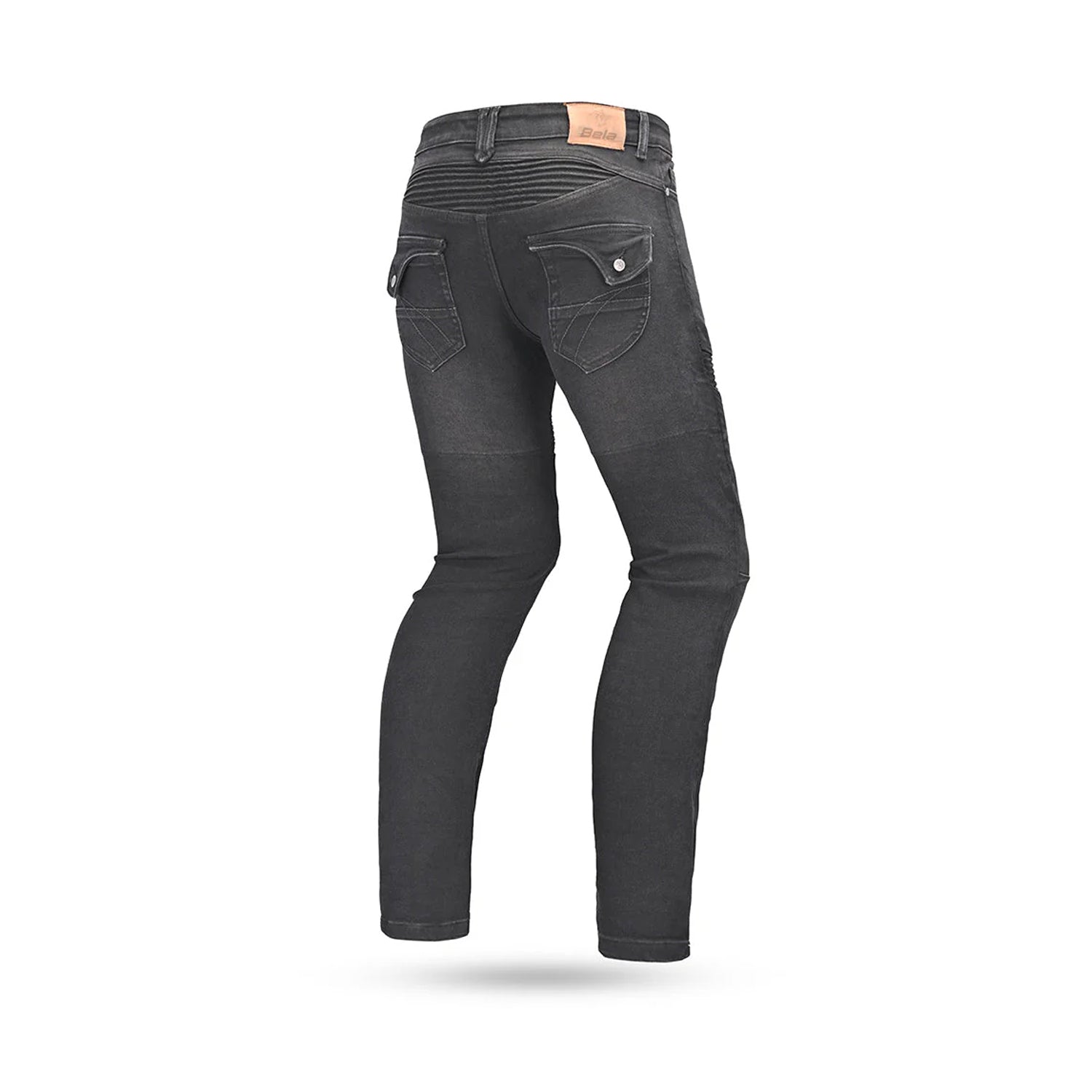 BELA ROSEKIN LADY MOTORCYCLE CE AA APPROVED JEANS BLACK