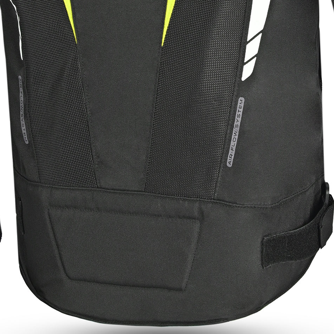 Bela Sprinter Men Motorcycle Textile Jacket Black/Yellow Fluro