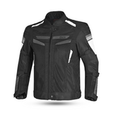 BELA Sprinter Textile Motorbike Jacket Black/White/Grey