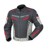 BELA Sprinter Motorbike Textile Jacket Black/Ice/Red