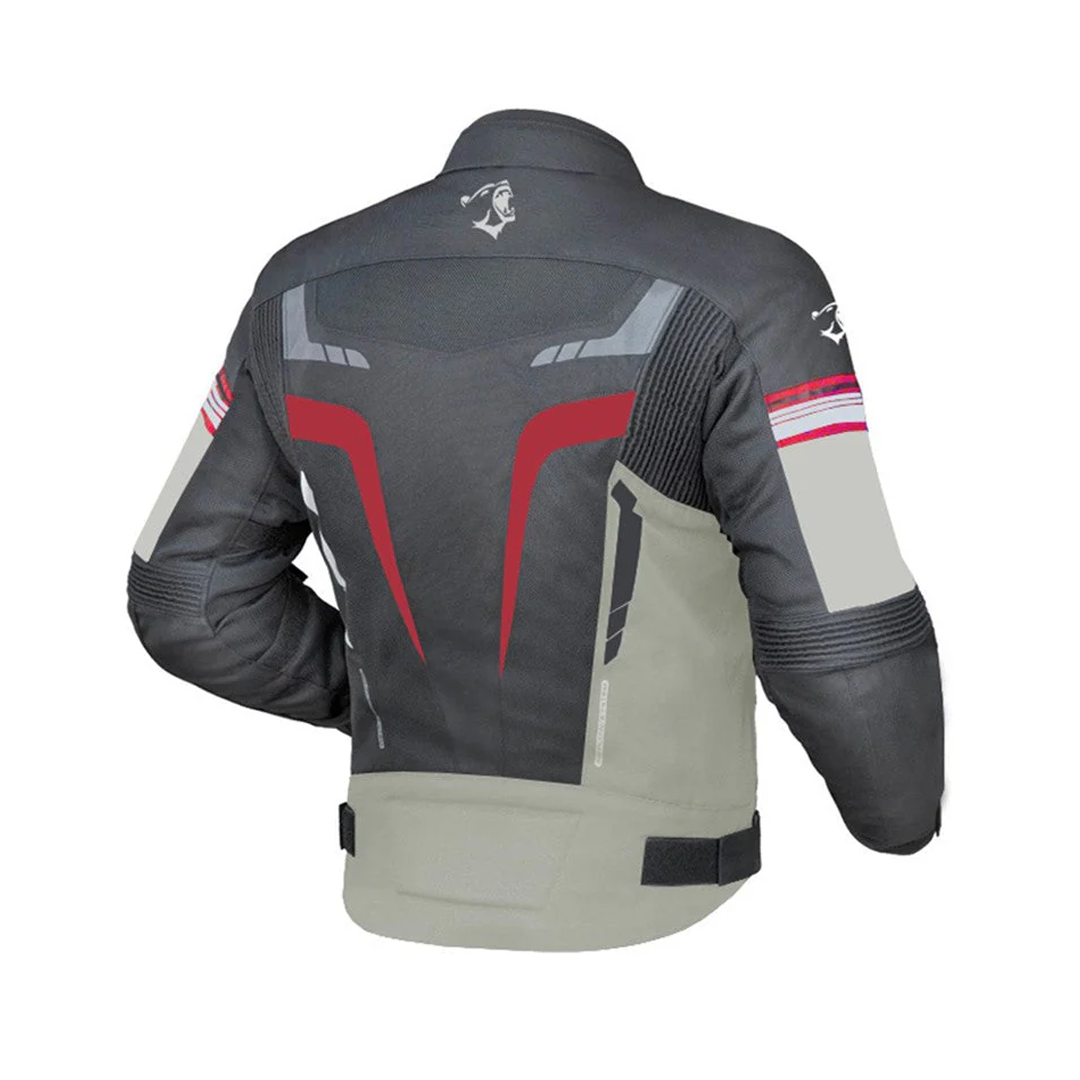 BELA Sprinter Motorbike Textile Jacket Black/Ice/Red