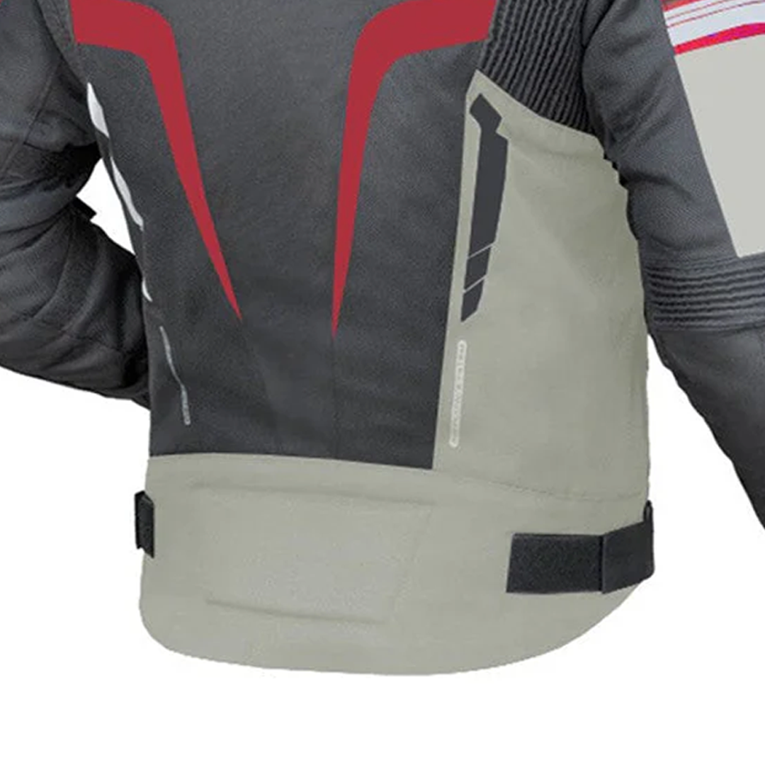 BELA Sprinter Motorbike Textile Jacket Black/Ice/Red