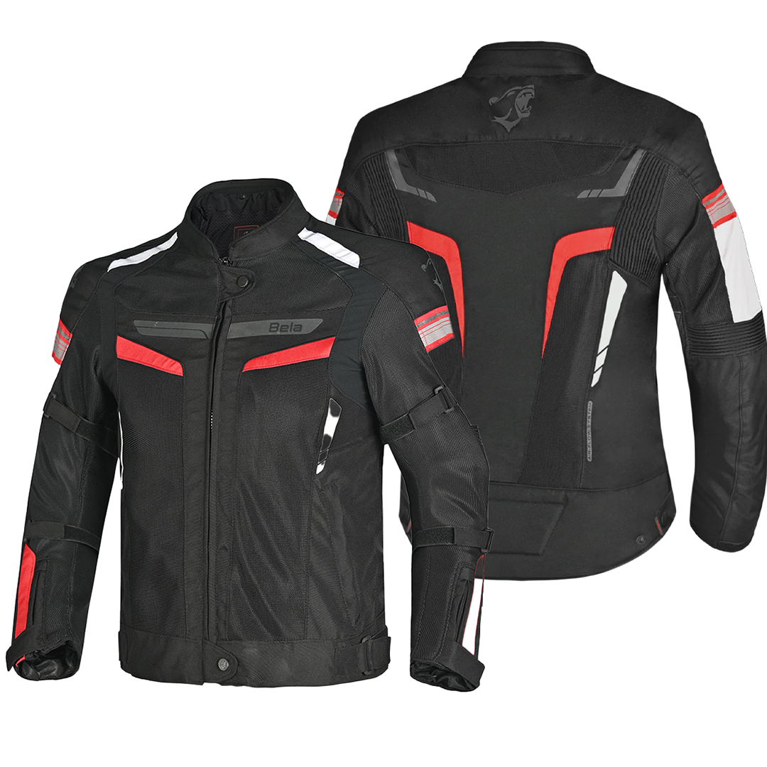 BELA Sprinter Men Motorcycle Textile Jacket Black/Red