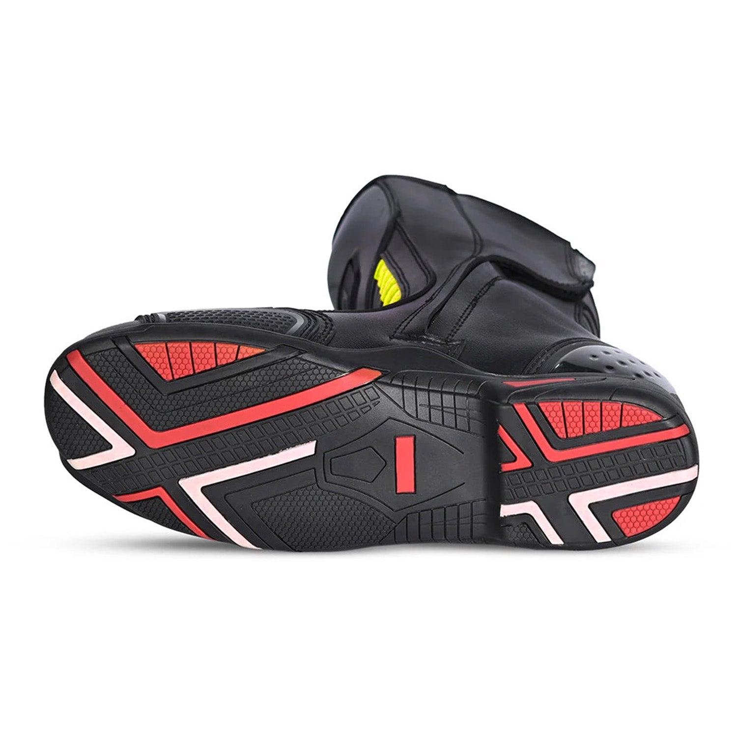 BELA Strip Lady Racing Boots Black/Fluorescent Yellow