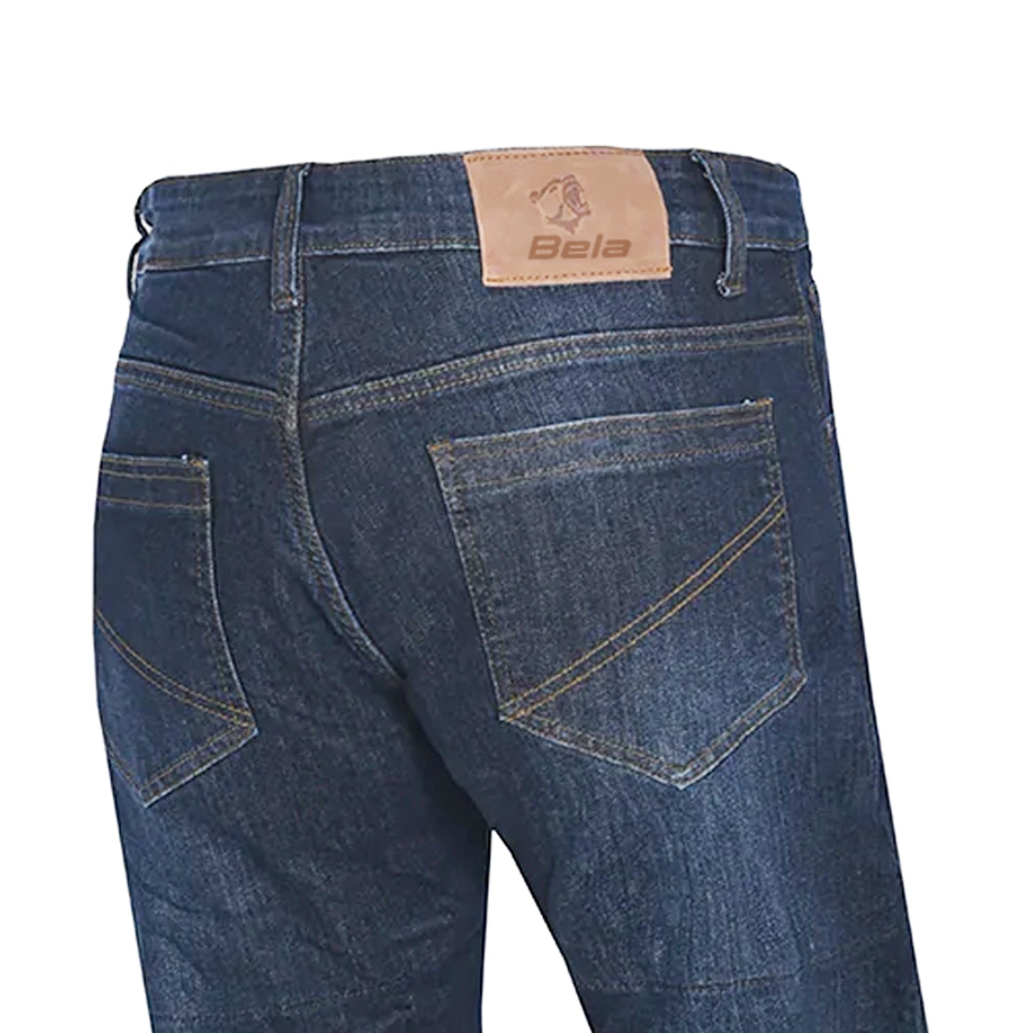 BELA STROKE (MXD-406) MEN MOTORCYCLE JEANS DIRTY BLUE