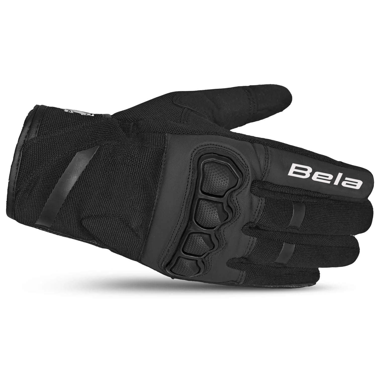 BELA Tracker Winter Motorcycle Textile Gloves Black