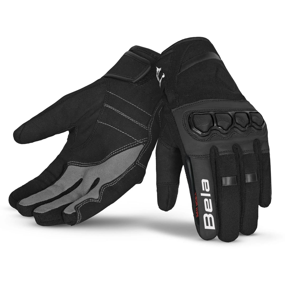 BELA Tracker Winter Motorcycle Textile Gloves Black