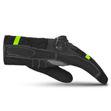 BELA Tracker Motorbike Gloves  Black Yellow Flouro