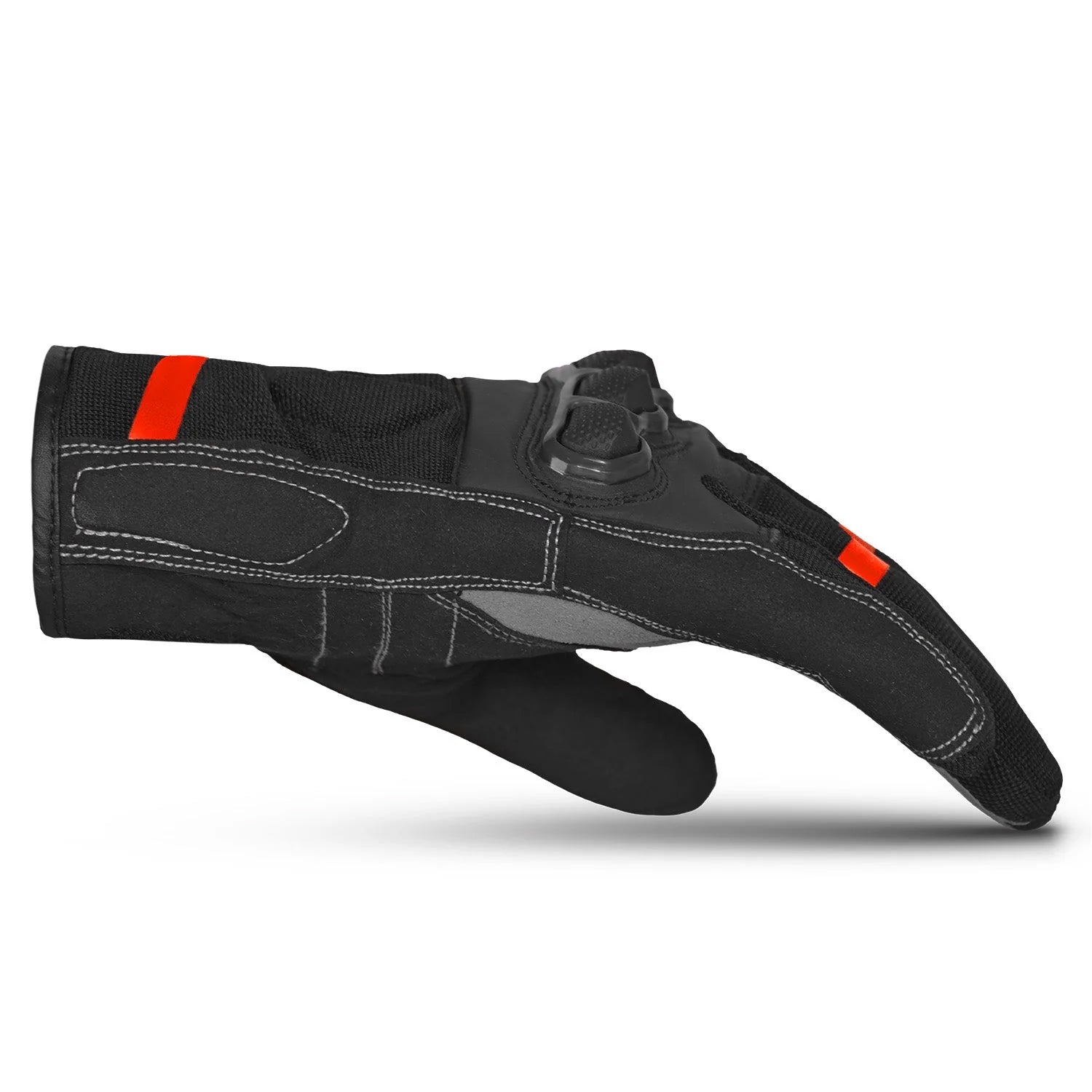 BELA Tracker Motorbike Gloves Black Red