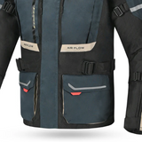 Bela Transformer Men Textile Touring Motorcycle Jacket Navy Sand