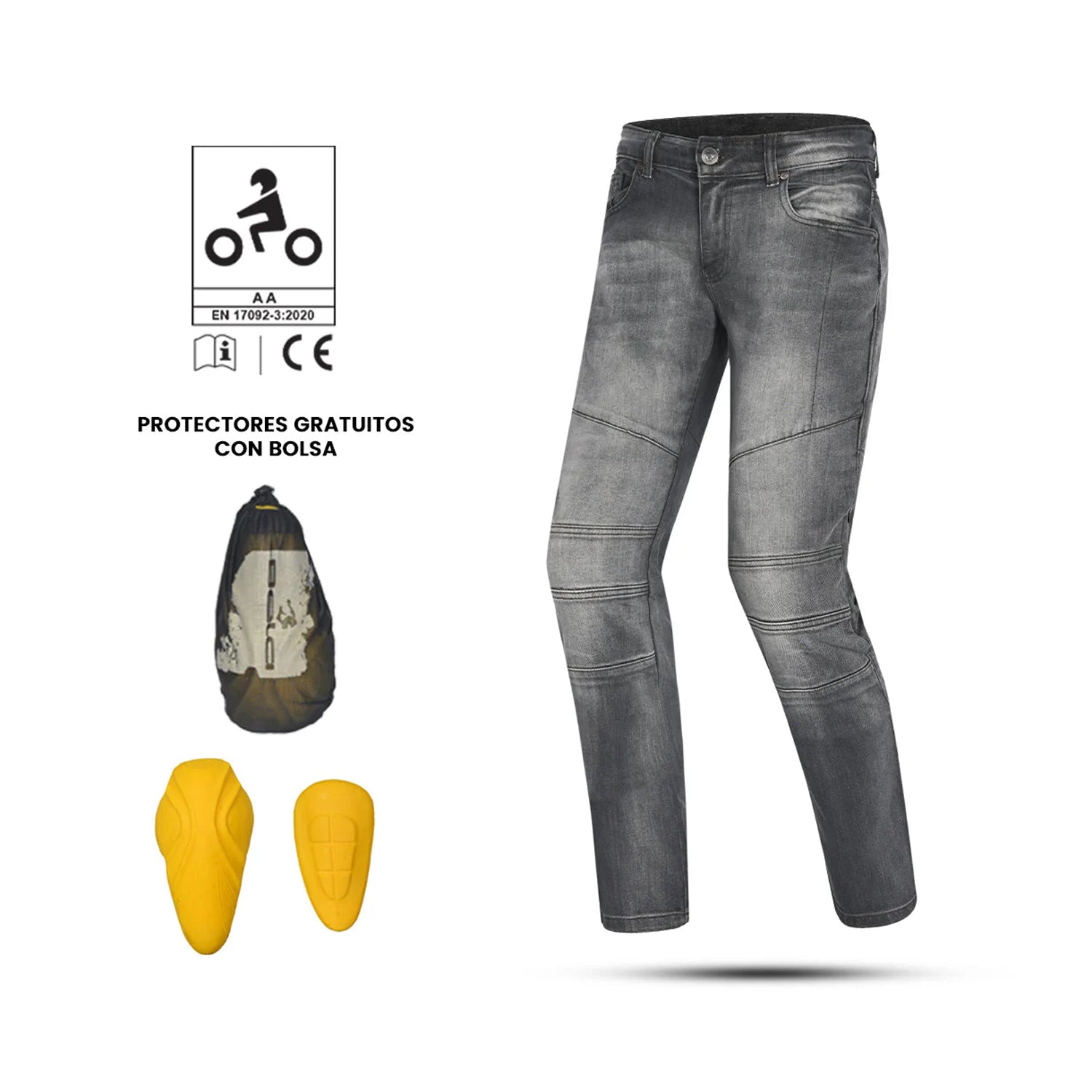BELA Tom Motorcycle Jeans Dark Grey