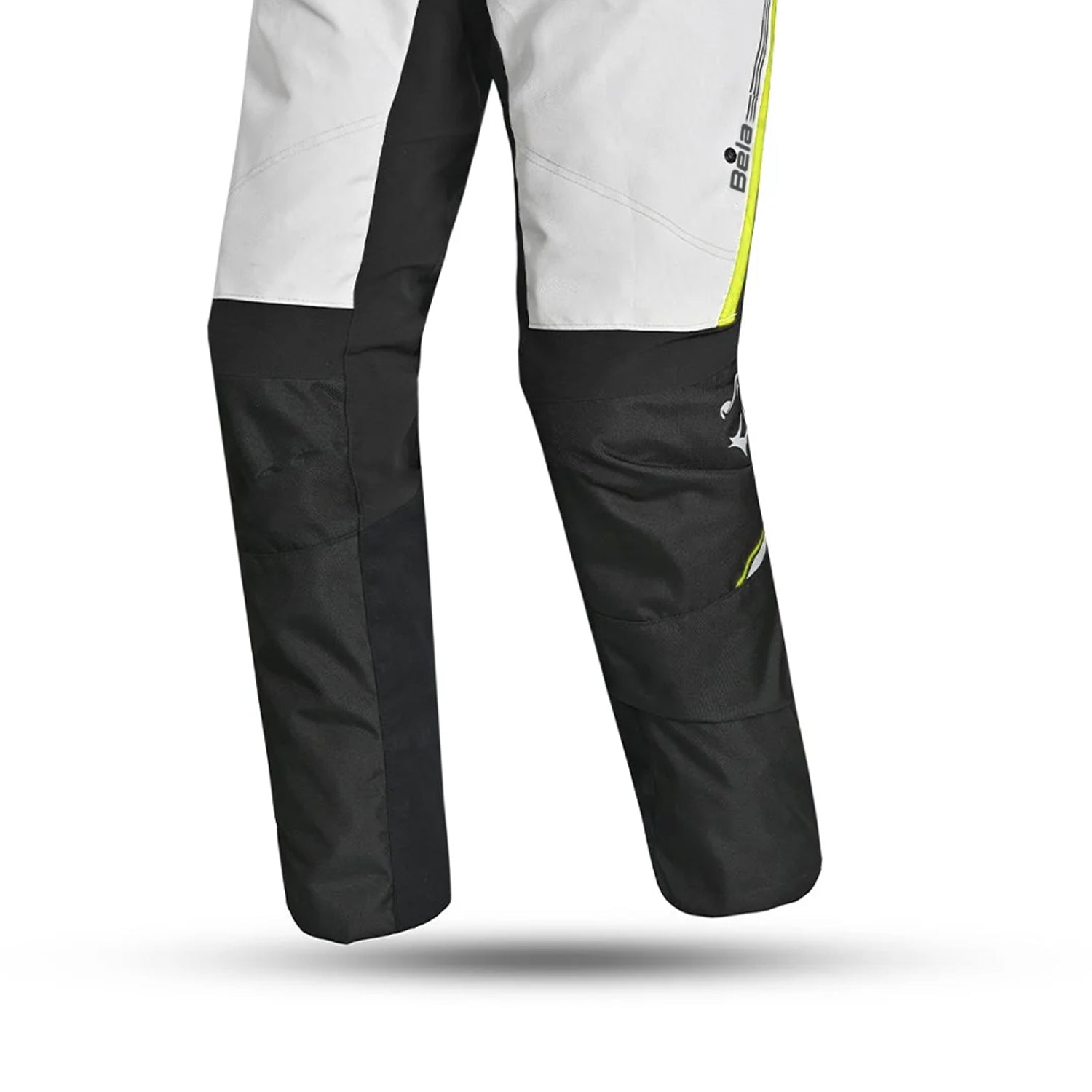 BELA Tour To Snow Motorcycle Textile Pant Black Ice Yellow