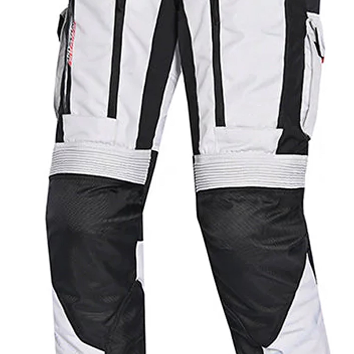 BELA Transformer 34L Motorcycle Textile Pant ICE BLACK RED