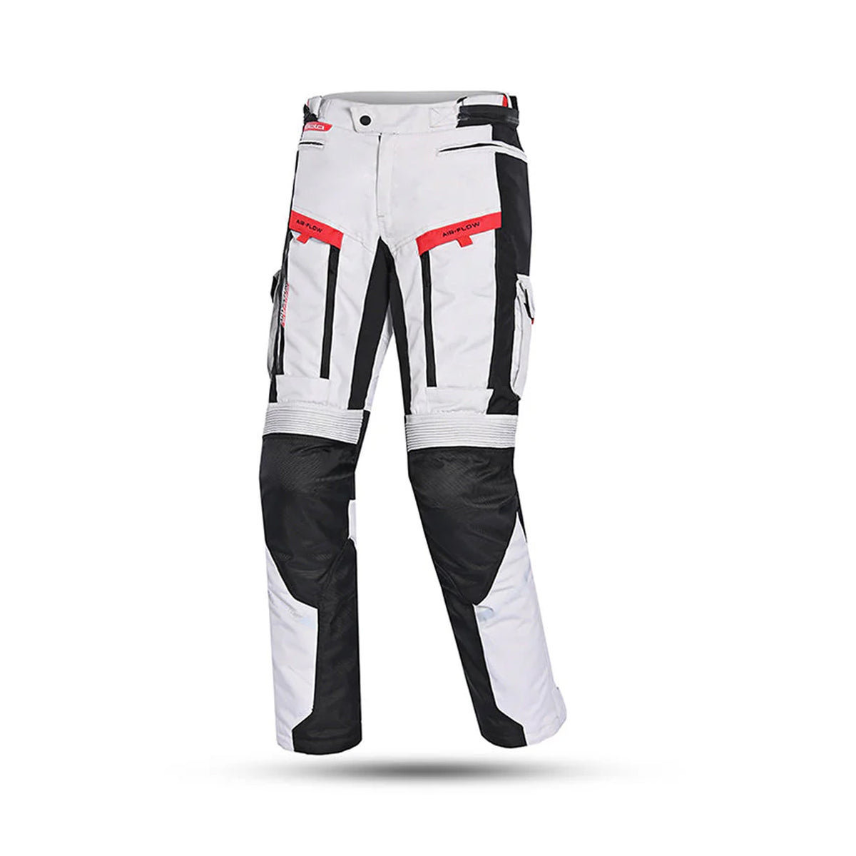BELA Transformer 34L Motorcycle Textile Pant ICE BLACK RED