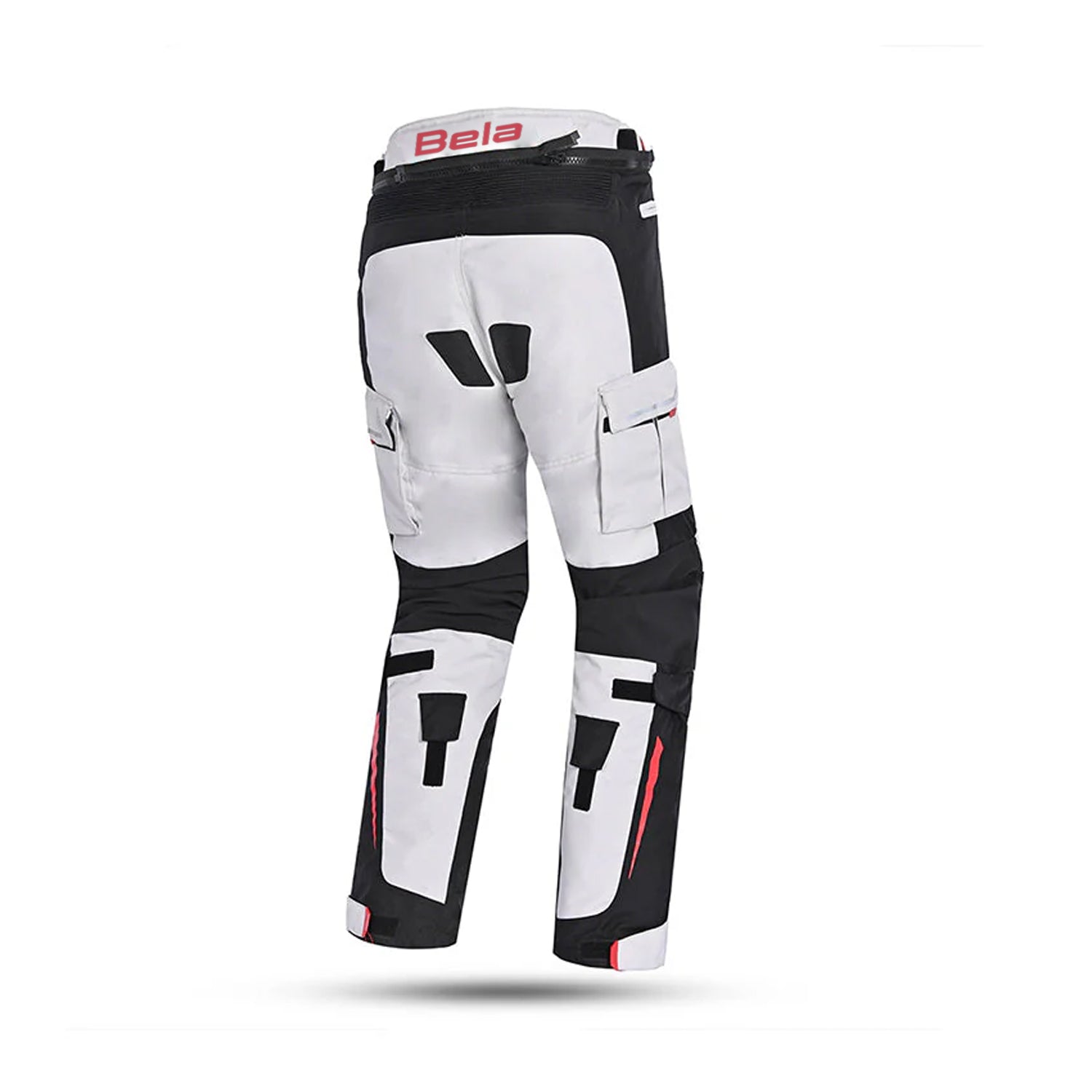 BELA Transformer 34L Motorcycle Textile Pant ICE BLACK RED