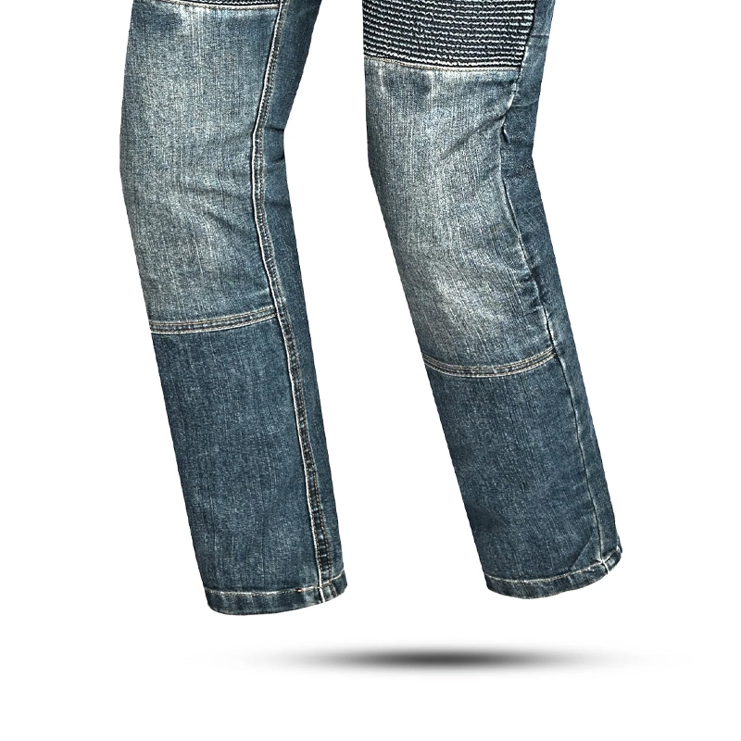 BELA URBAN LADY MOTORCYCLE JEANS KHAKI BLUE TINT