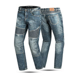 BELA URBAN LADY MOTORCYCLE JEANS KHAKI BLUE TINT
