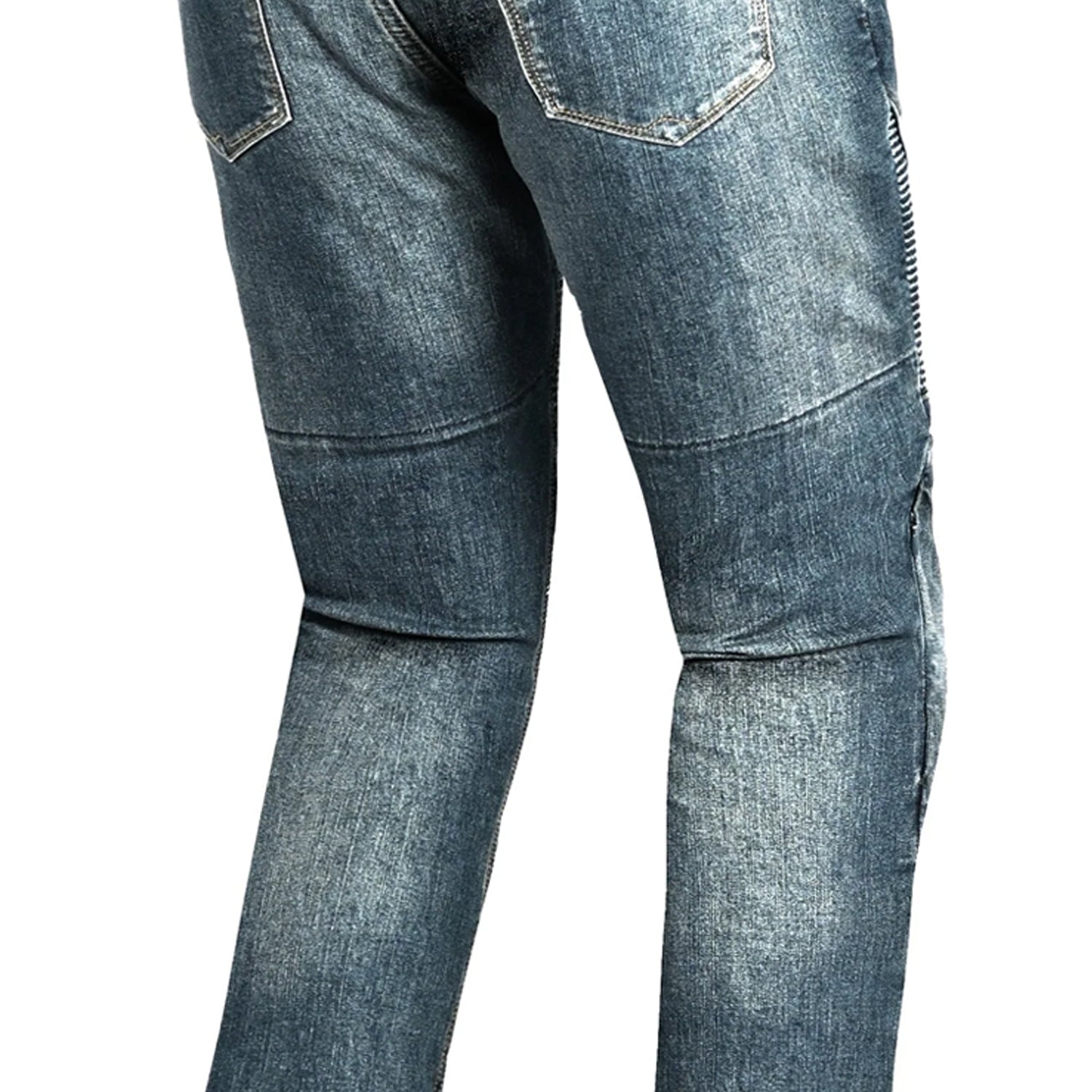 BELA URBAN LADY MOTORCYCLE JEANS KHAKI BLUE TINT