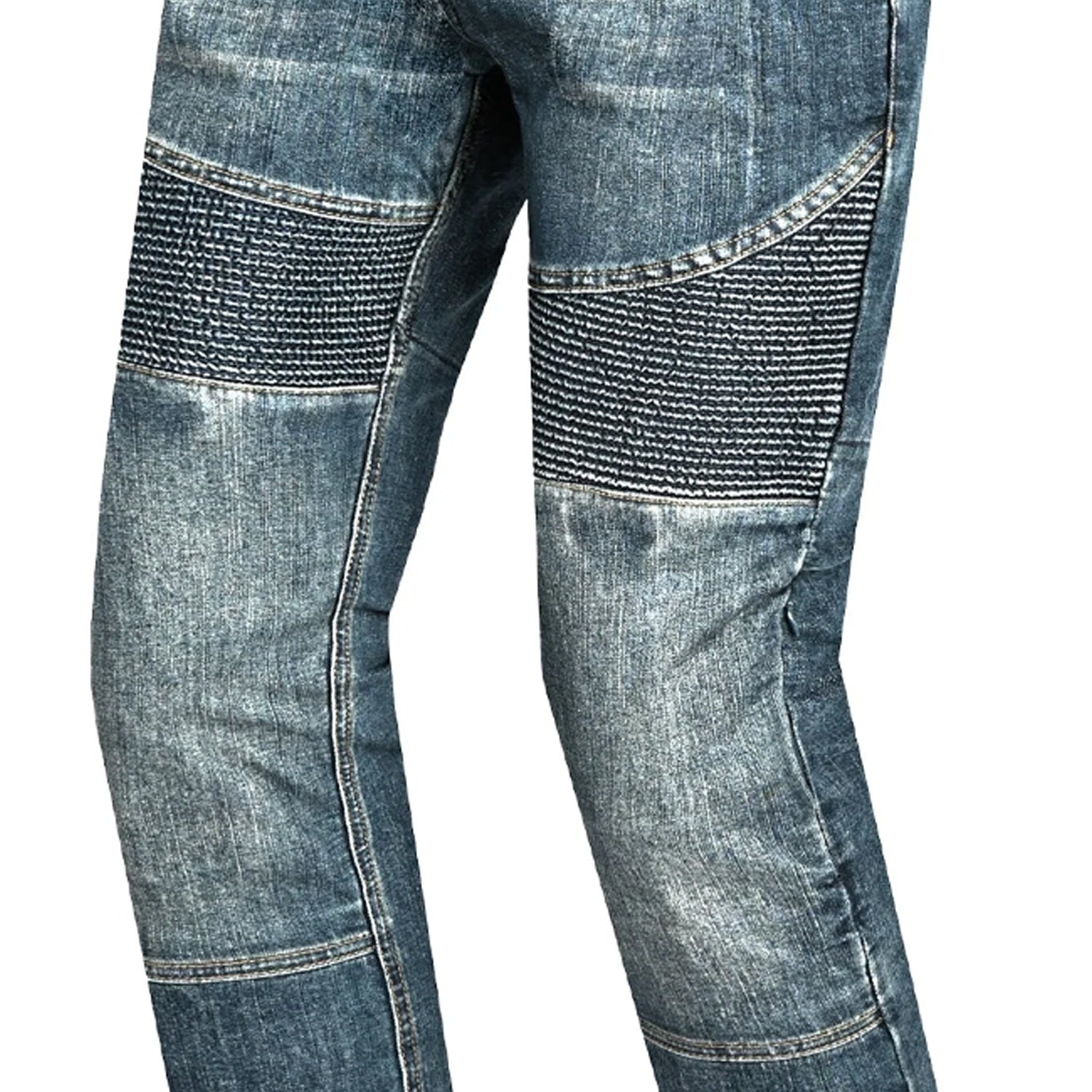BELA URBAN LADY MOTORCYCLE JEANS KHAKI BLUE TINT