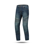 BELA URBAN LADY MOTORCYCLE DENIM JEANS VINTAGE BLUE