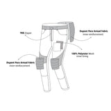 BELA URBAN LADY MOTORCYCLE DENIM JEANS VINTAGE BLUE