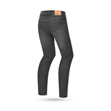 BELA URBAN LADY MOTORCYCLE DENIM JEANS BLACK SPRAY