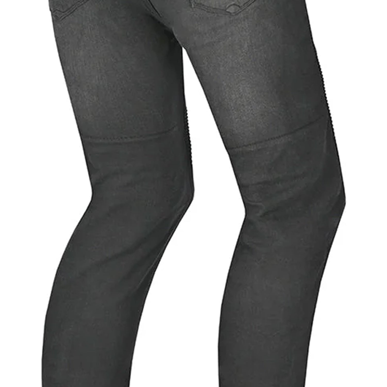 BELA URBAN LADY MOTORCYCLE DENIM JEANS BLACK SPRAY