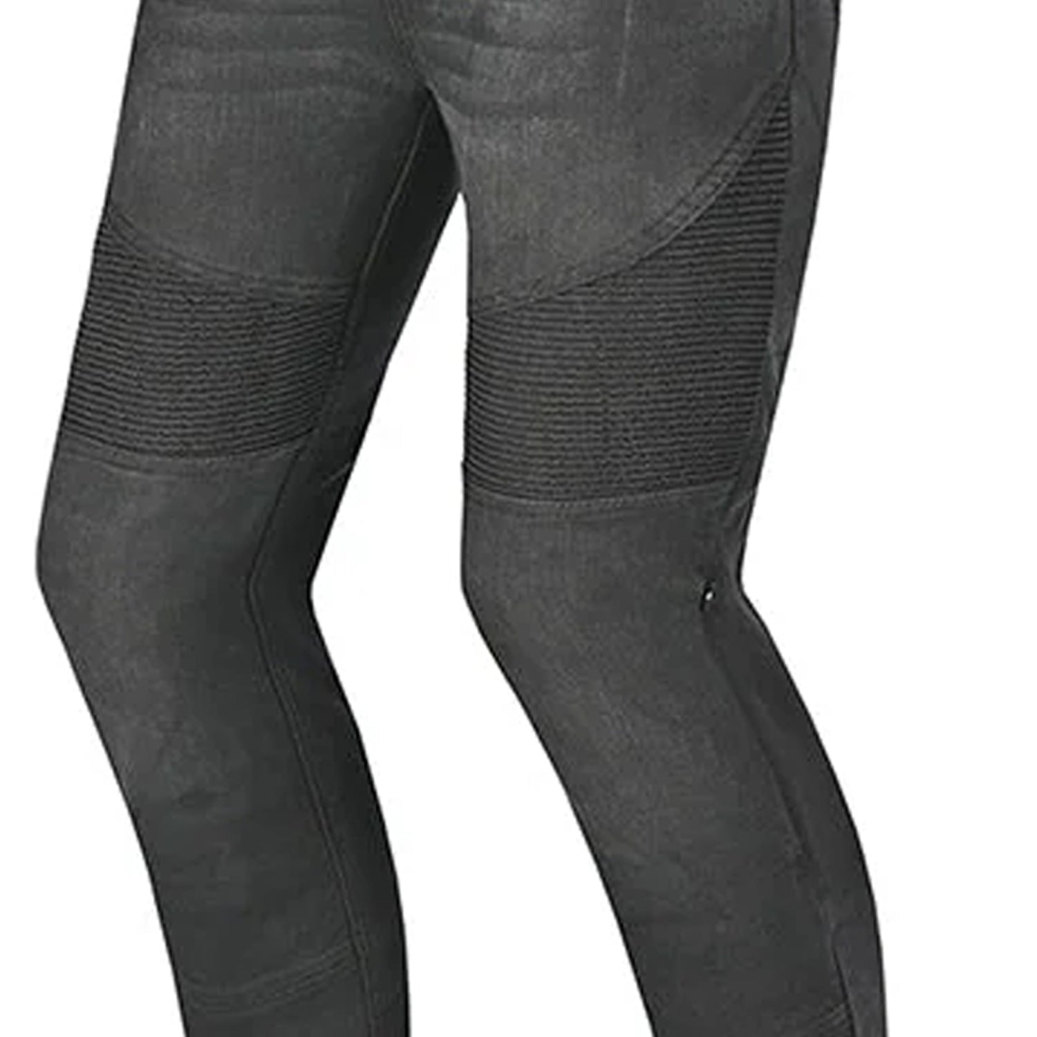 BELA URBAN LADY MOTORCYCLE DENIM JEANS BLACK SPRAY