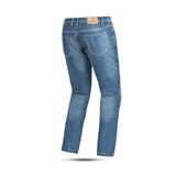 BELA URBAN LADY MOTORCYCLE DENIM JEANS BLUE SPRAY