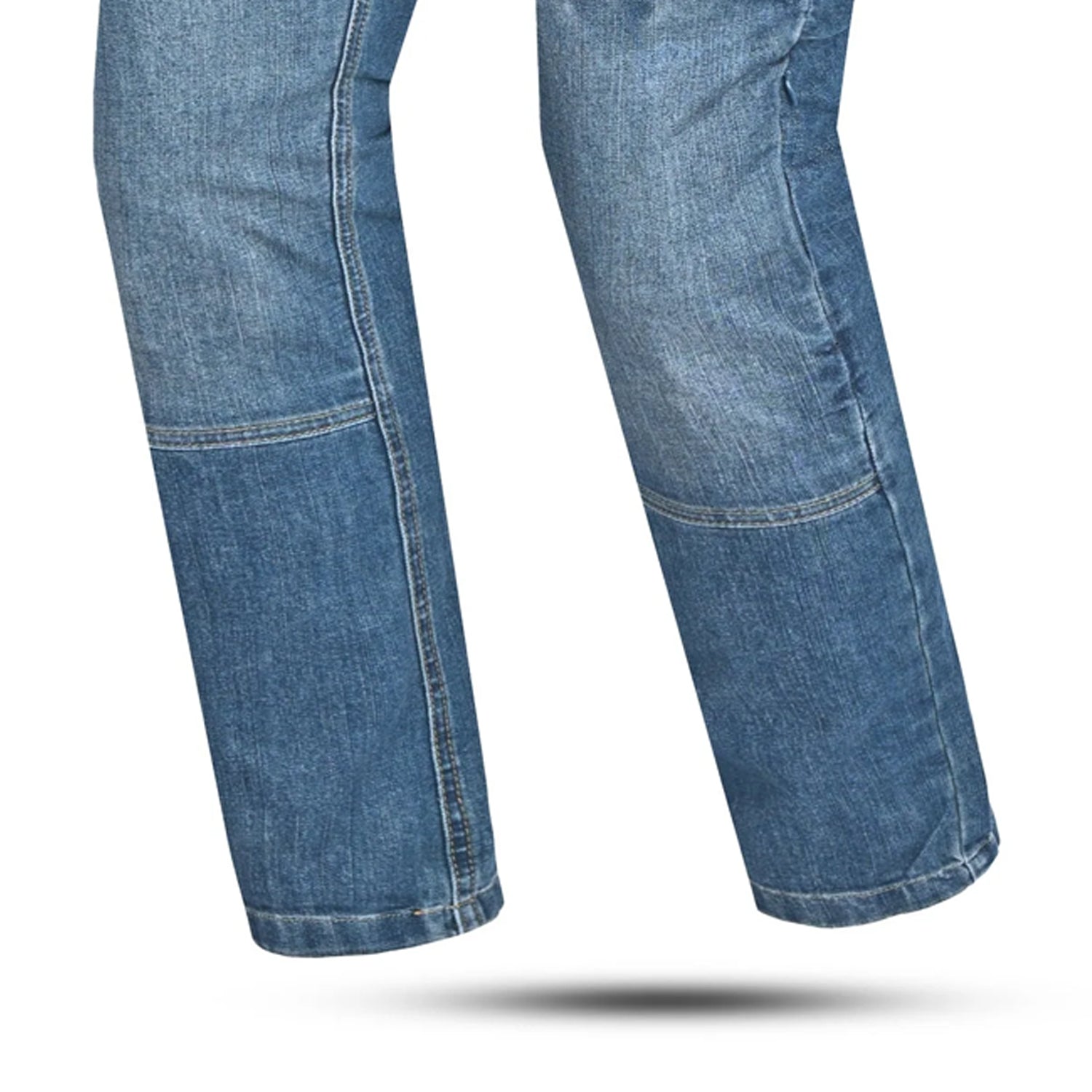 BELA URBAN LADY MOTORCYCLE DENIM JEANS BLUE SPRAY