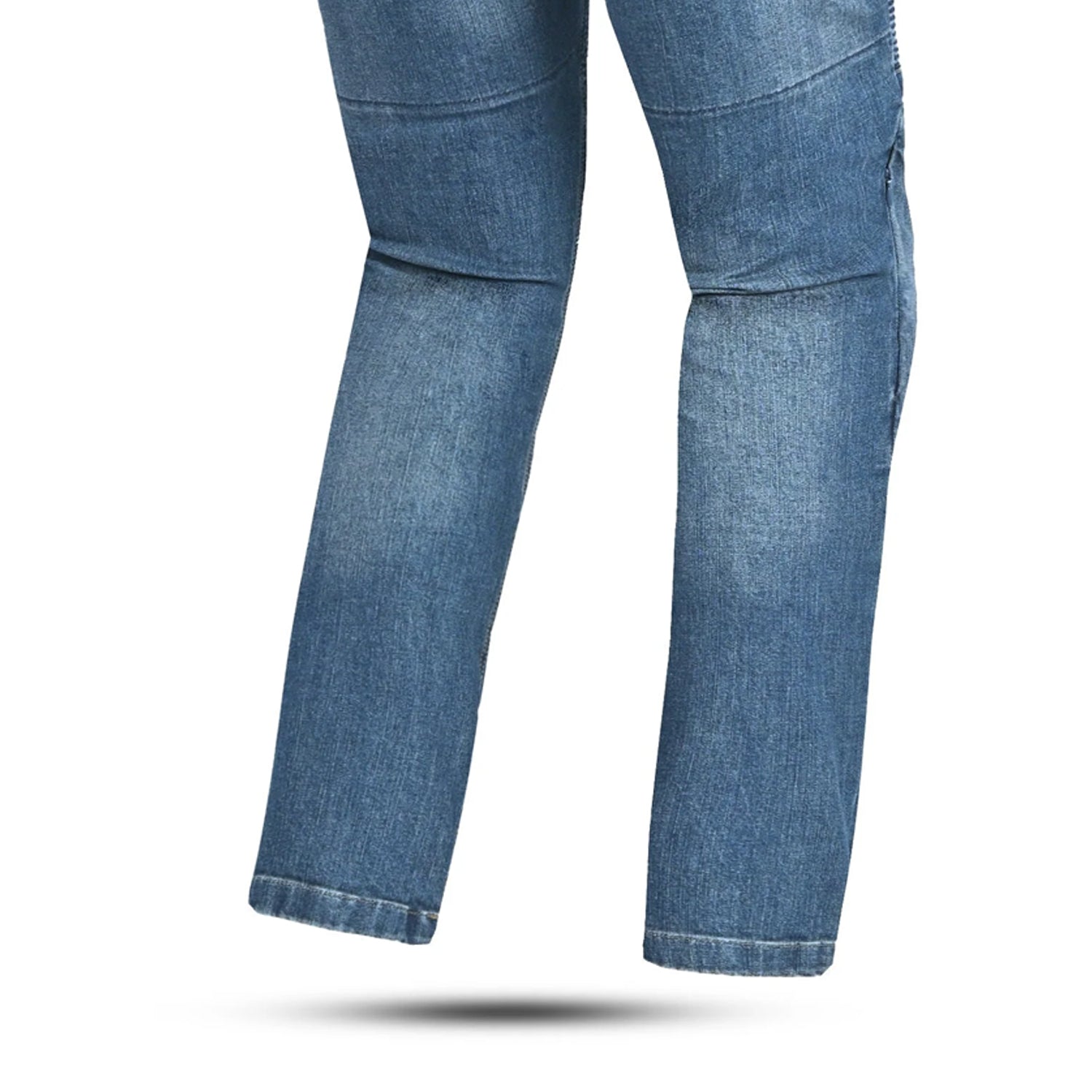 BELA URBAN LADY MOTORCYCLE DENIM JEANS BLUE SPRAY