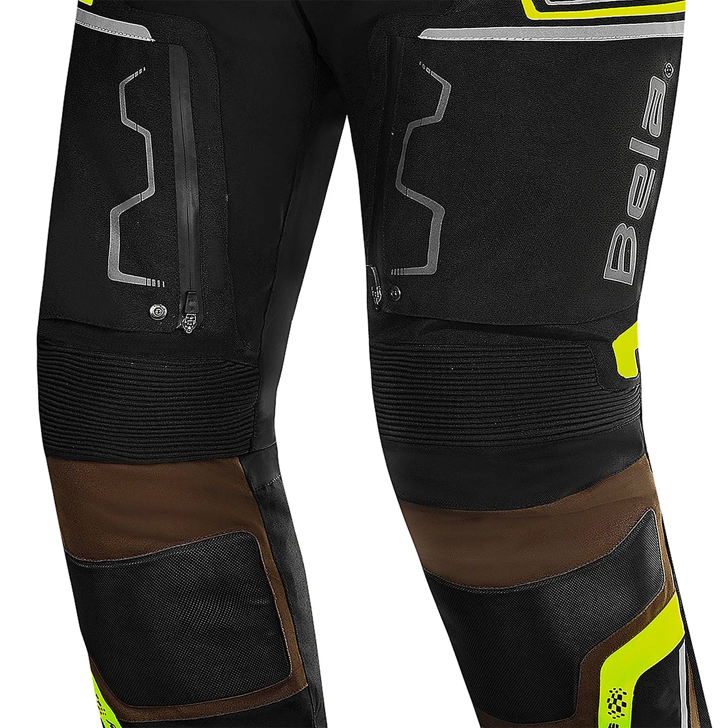 BELA WATSON MOTORCYCLE TEXTILE TOURING PANT 34L BLACK BROWN