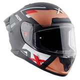 AXOR SABER X SPORTS HELMET BLACK MATTE ORANGE