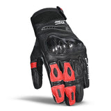 BELA Rocket Short Racing Gloves Black Red