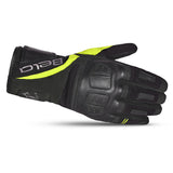 BELA Highway Winter Motorcycle Gloves Black Yellow Flou 