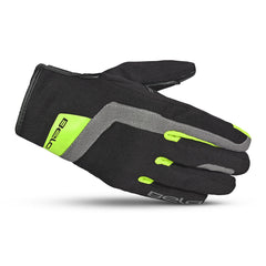 BELA Galaxy Winter Gloves Motorcycle Men BLACK Yellow Flou