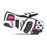 BELA Venom RS Lady Motorbike Racing Gloves Ladies White Black Pink 