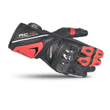 BELA Rocket Long Motorbike Gloves Black Red