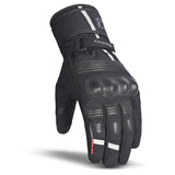 BELA Ice Winter Motorcycle Leather Gloves Black Grey 