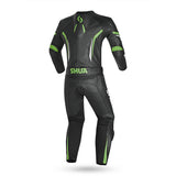 SHUA Infinity 2PC Motorcycle Racing Suit - Black Green