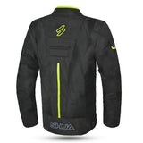 SHUA Gravity Mesh Summer Motorcycle Jacket Black Yellow