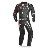 R-TECH Defender GP 1-PC Motorcycle Suits Black White Red