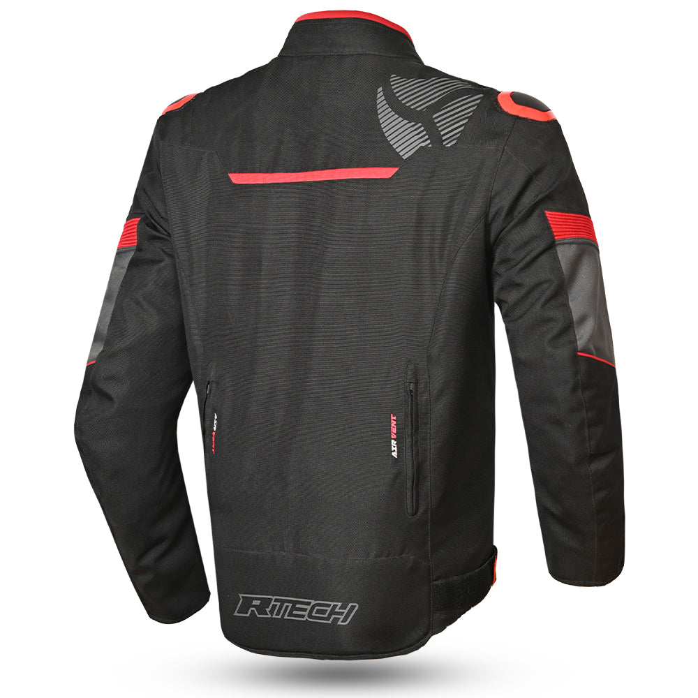 R-Tech Knight Rider Short - Motorcycle Racing Jacket - Black Dark Grey ...