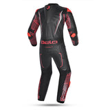 BELA-North Star 1 PC Motorcycle Racing Suit Black/White/Red