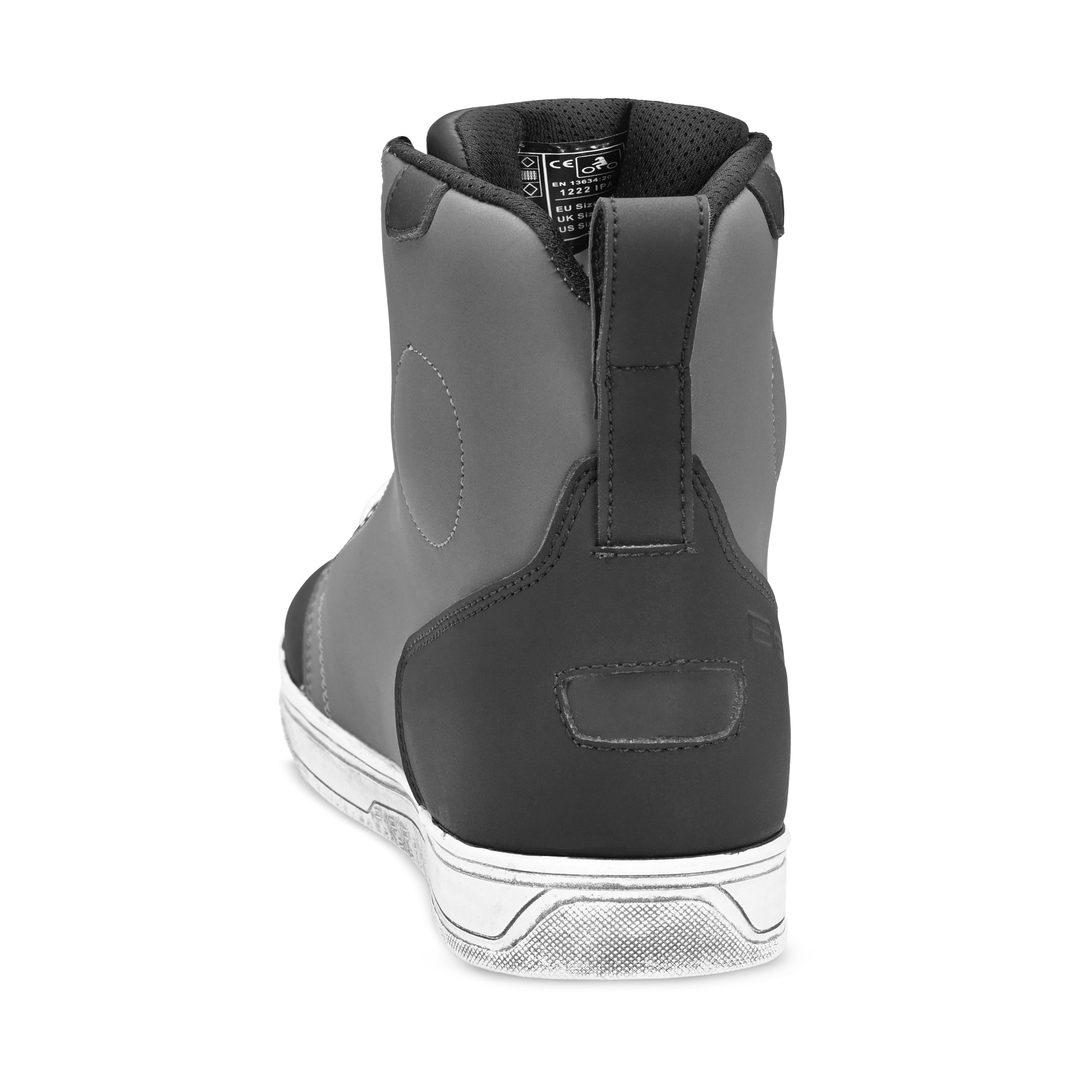 BELA Apex Motorcycle Urban Boots Black Grey White